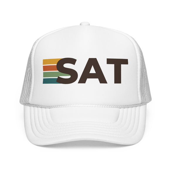 San Antonio, Texas Trucker Hat - SAT Abbr retro cap