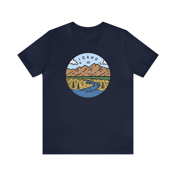 Buy navy Idaho T-Shirt - Unisex Idaho Shirt
