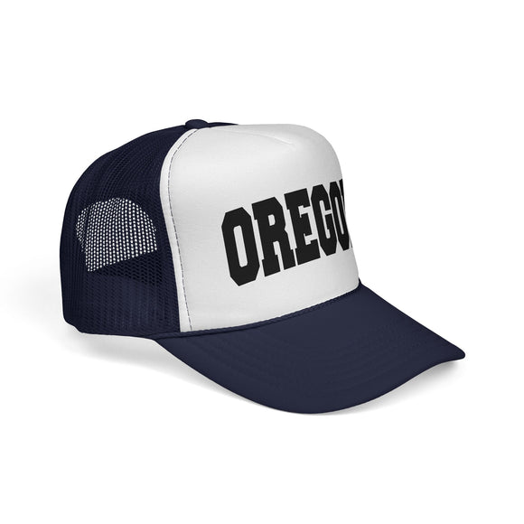 Oregon Retro Collegiate Style Trucker Hat