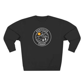 Premium Montpelier, Vermont Sweatshirt - Retro Unisex Sweatshirt - 0