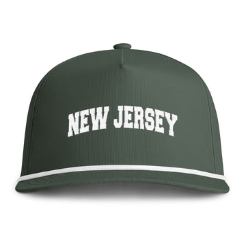Buy moss New Jersey Embroidered Rope Hat - Vintage Sunwashed Rope Cap, Comfort Colors