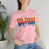 Mt Hood, Oregon Shirt - Mountain Sunset Unisex Mt Hood T-Shirt