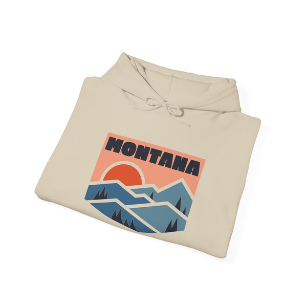 Montana Hoodie - Mountain Unisex Montana Hoodie Graphic Sweatshirt