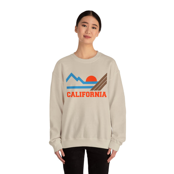 California Sweatshirt - Mountain California Crewneck Sweatshirt
