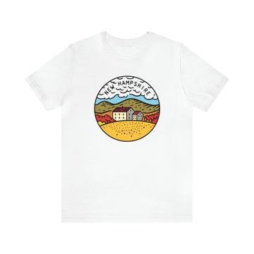 Buy white New Hampshire T-Shirt - Unisex New Hampshire Shirt