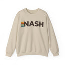 Nashville, Tennessee NASH Retro Stripe Sweatshirt-2