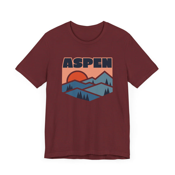 Aspen, Colorado T Shirt - Retro Graphic Tee