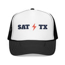 San Antonio, Texas Retro Trucker Hat - Lightning Foam Cap-2