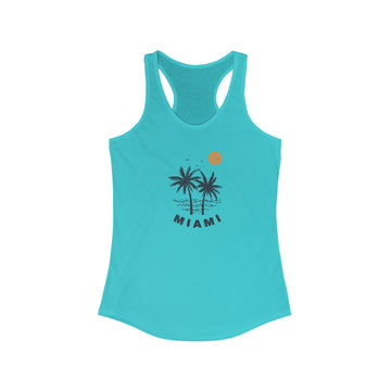 Miami, Florida Women's Racerback Tank Top - 0