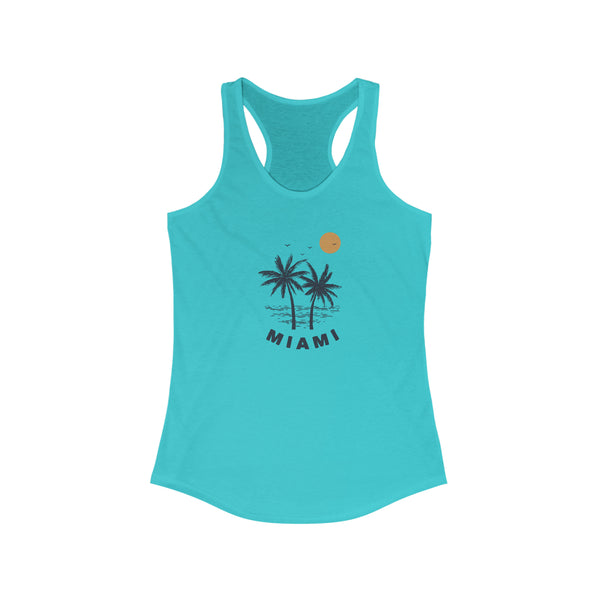 Miami, Florida Women's Racerback Tank Top