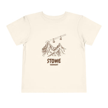 Stowe, Vermont Toddler T-Shirt — Vintage Gondola Ski Mountain Tee