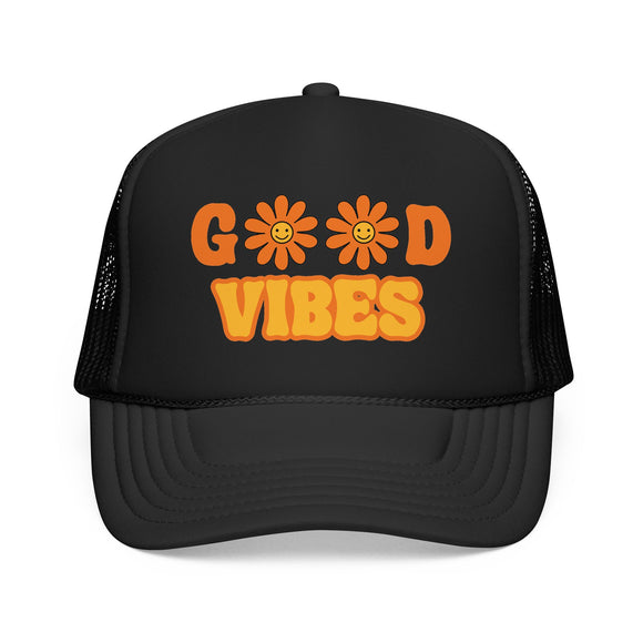 Good Vibes Trucker Hat Boho