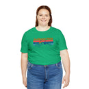 Jackson Hole, Wyoming Shirt - Mountain Sunset Unisex Jackson Hole T-Shirt-25