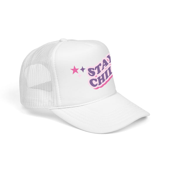 Stay Chill Trucker Hat Boho