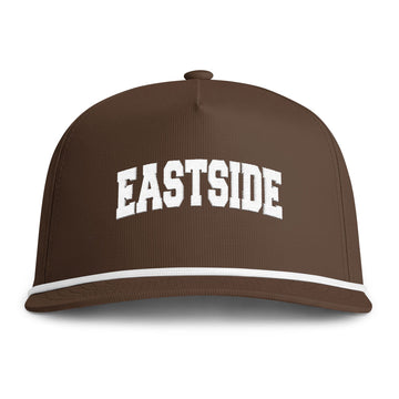 Eastside Embroidered Rope Hat - Vintage Sunwashed Rope Cap, Comfort Colors - 0