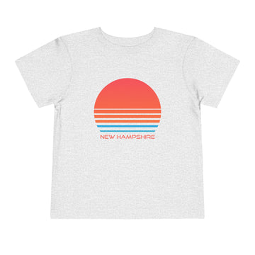 Buy athletic-heather New Hampshire Toddler T-Shirt - Retro 80s Unisex Toddler New Hampshire Shirt
