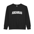 Arkansas Toddler Sweatshirt - Arkansas Toddler Crewneck Sweatshirt-3
