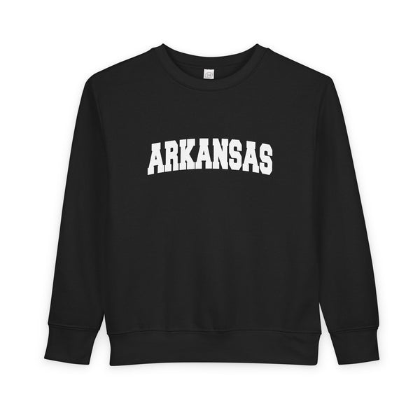 Arkansas Toddler Sweatshirt - Arkansas Toddler Crewneck Sweatshirt