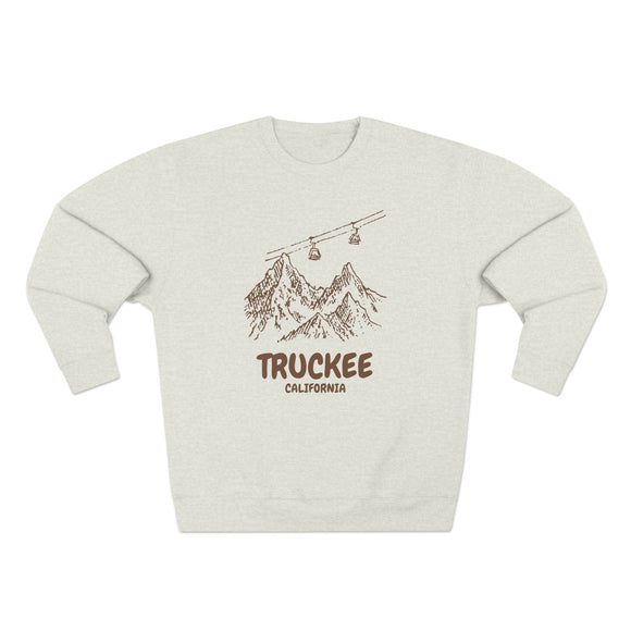Premium Truckee, California Gondola Ski Mountain Sweatshirt