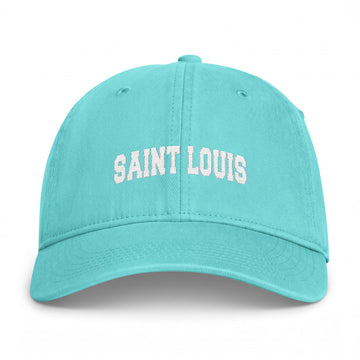 Buy chalky-mint St Louis, Missouri Washed Baseball Cap - Vintage Coastal Comfort Colors