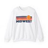 Midwest Sweatshirt Retro Sun Unisex - Vintage Midwest Inspired Warm Pullover Jumper