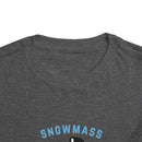 Snowmass, Colorado Toddler Skiing Snowman Graphic Tee - Kids Snowmass Shirt-17
