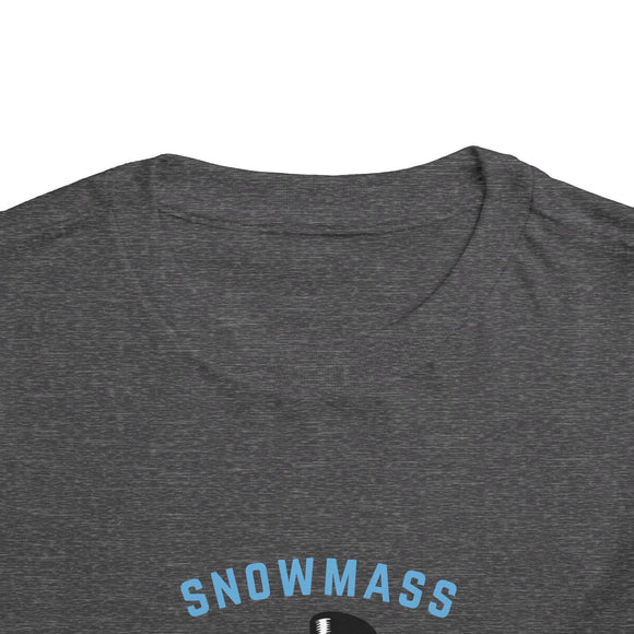 Snowmass, Colorado Toddler Skiing Snowman Graphic Tee - Kids Snowmass Shirt