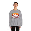 Utah Sweatshirt - Unisex Retro Ombre Utah Crewneck Sweatshirt