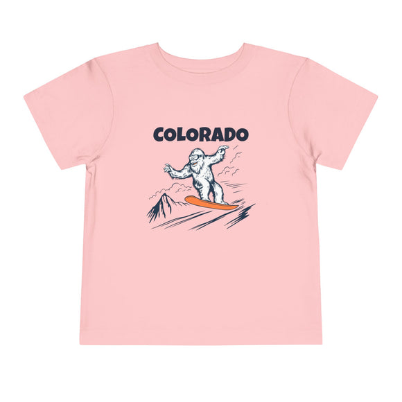 Colorado Yeti Snowboard Toddler Tee