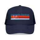 Colorado Springs, Colorado Trucker Hat - Foam Colorado Springs Bike Cap-3