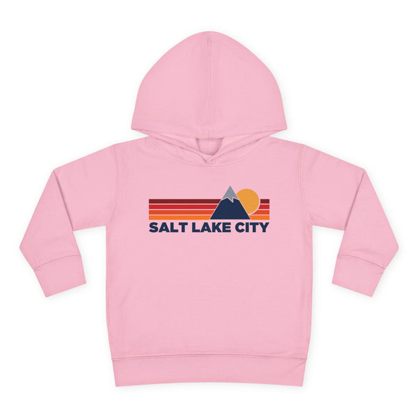 Salt Lake City, Utah Toddler Hoodie - Unisex Mountain Salt Lake City Pullover Sweatshirt, Kids Hooded Jumper, Utah Souvenir