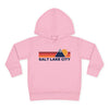 Salt Lake City, Utah Toddler Hoodie - Unisex Mountain Salt Lake City Pullover Sweatshirt, Kids Hooded Jumper, Utah Souvenir