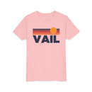 Vail, Colorado Youth T-Shirt — Retro Sun Tee-5