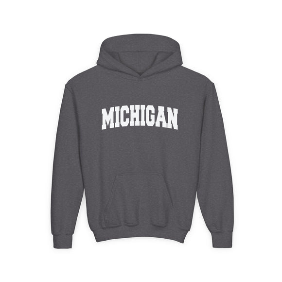 Michigan Youth Hoodie - Kids Michigan Hooded Sweatshirt