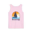 Seaside, Oregon Sailboat Tank Top | Comfort Colors 100% Cotton-5