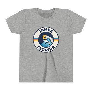 Buy athletic-heather Tampa, Florida Youth T-Shirt - Kids Tampa Shirt
