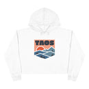 Women's Taos, New Mexico Crop Hoodie - Premium Mountain Crop Sweatshirt-1