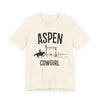 Aspen, Colorado Cowgirl Graphic Tee