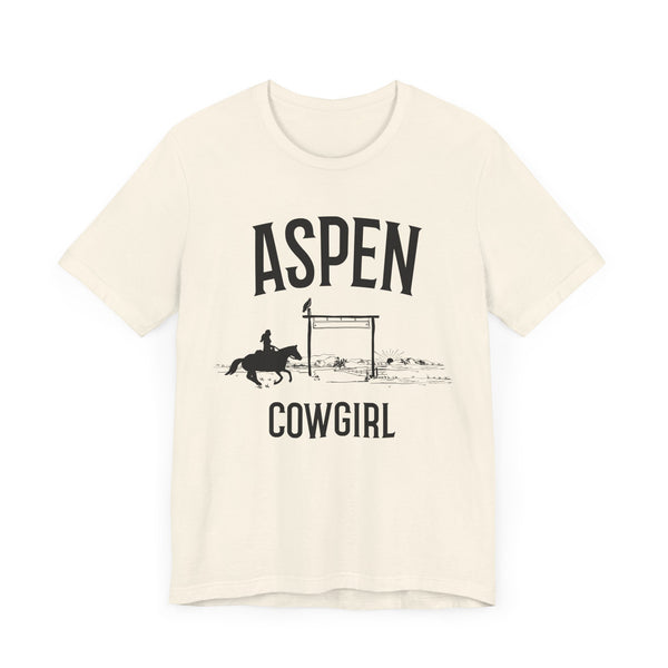 Aspen, Colorado Cowgirl Graphic Tee