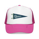 Olympic National Park Pennant Trucker Hat — Vintage Foam Mesh Cap-5