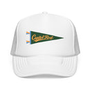 Capitol Reef National Park Pennant Trucker Hat — Vintage Foam Mesh Cap-6