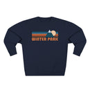 Premium Winter Park, Colorado Retro Mountain Graphic Sweatshirt-6