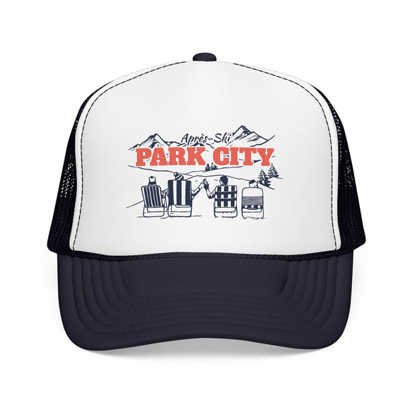 Park City, Utah Après-ski Trucker Hat — Foam Mesh Cap
