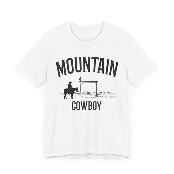 Mountain Cowboy T Shirt - Mountain Graphic Tee