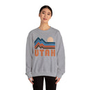 Utah Sweatshirt Retro Mountains, Utah Unisex Graphic Crewneck-12