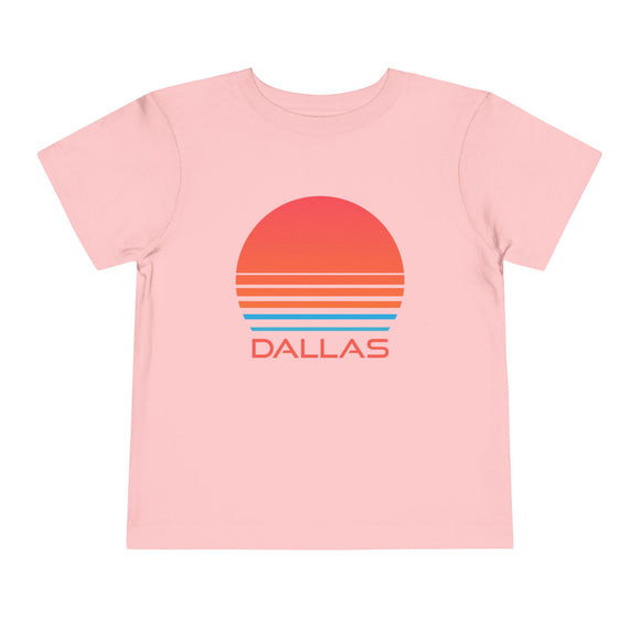 Dallas, Texas Toddler T-Shirt - Retro 80s Toddler Dallas Shirt