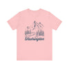 Washington Graphic Tee - Mountain Illustration Washington T Shirt