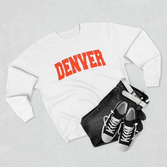 Denver Crewneck Sweatshirt – Retro Collegiate Pullover