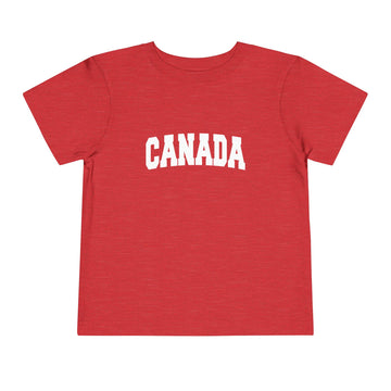 Buy heather-red Canada Toddler Graphic Tee - Kids Canada Vacation T-Shirt