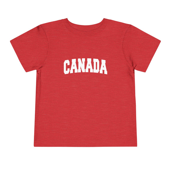 Canada Toddler Graphic Tee - Kids Canada Vacation T-Shirt